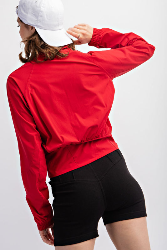 Sale- RED NYLON JACKET