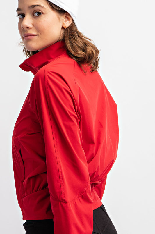 Sale- RED NYLON JACKET