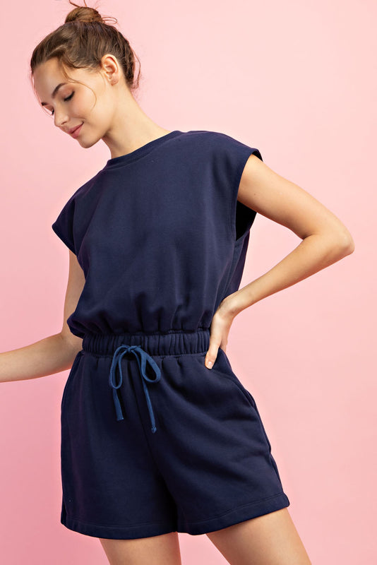 Sale - NAVY ROMPER