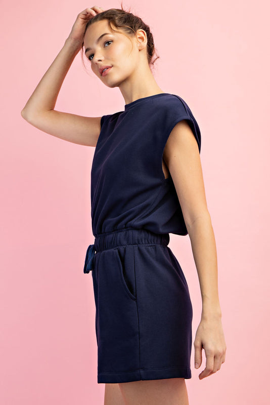 Sale - NAVY ROMPER