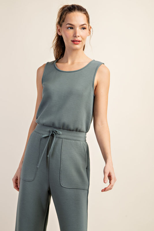 Sale - SAGE LEAF JUMPSUIT