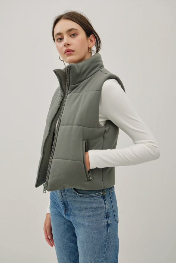 SAGE PUFFER VEST