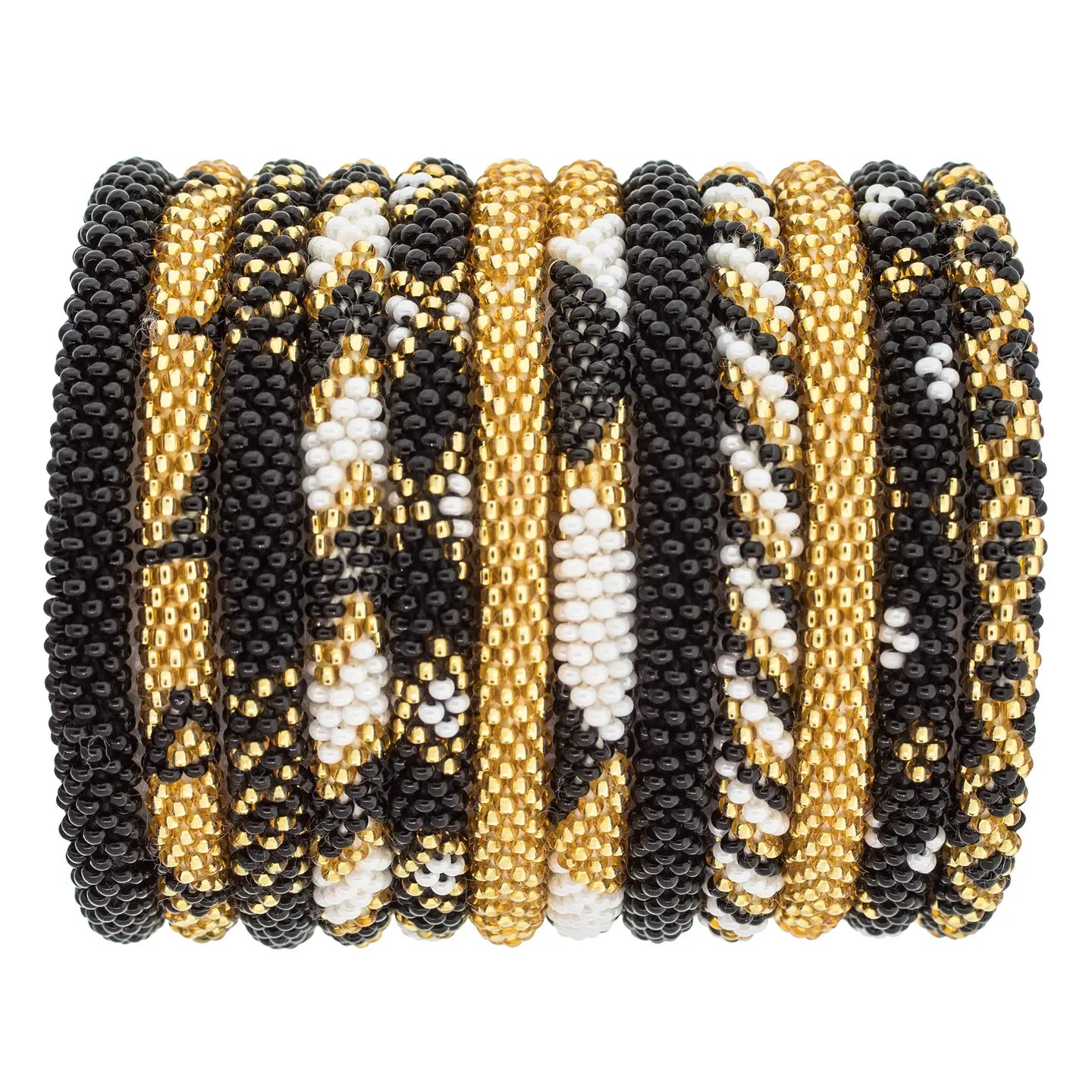 Bracelet- SINGLE - BLACK & GOLD