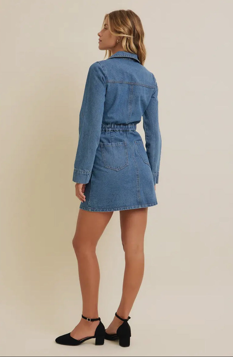 Dress- Buttoned Down Denim